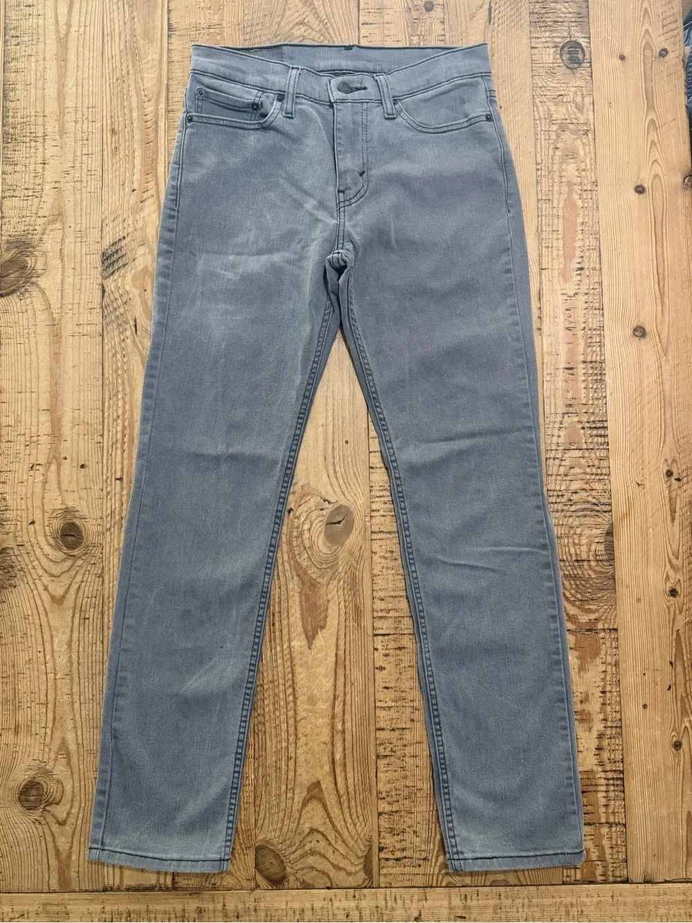Men's Grey Slim Jeans - Casual Everyday Fit